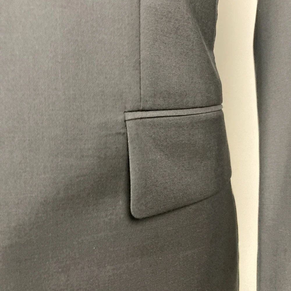 HUGO BOSS Black Wool Karl232X Mens Blazer Suit Jacket‎ Sport Coat 46R